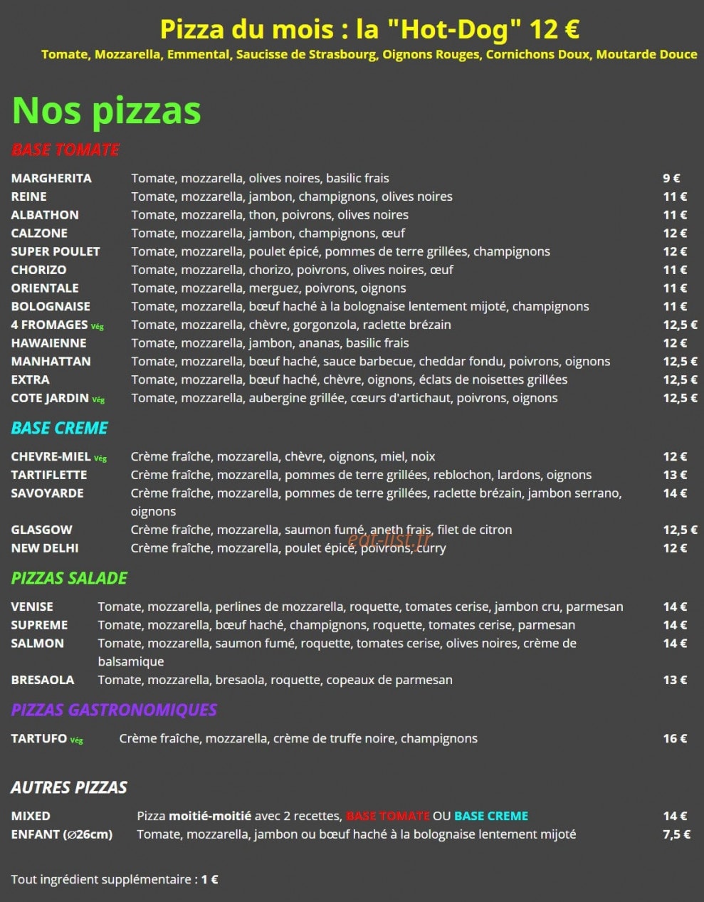 Côté Jardin — carte page 1