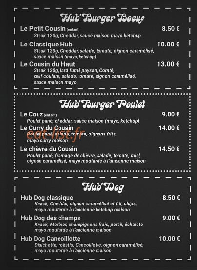 Cousin Hub — carte page 1
