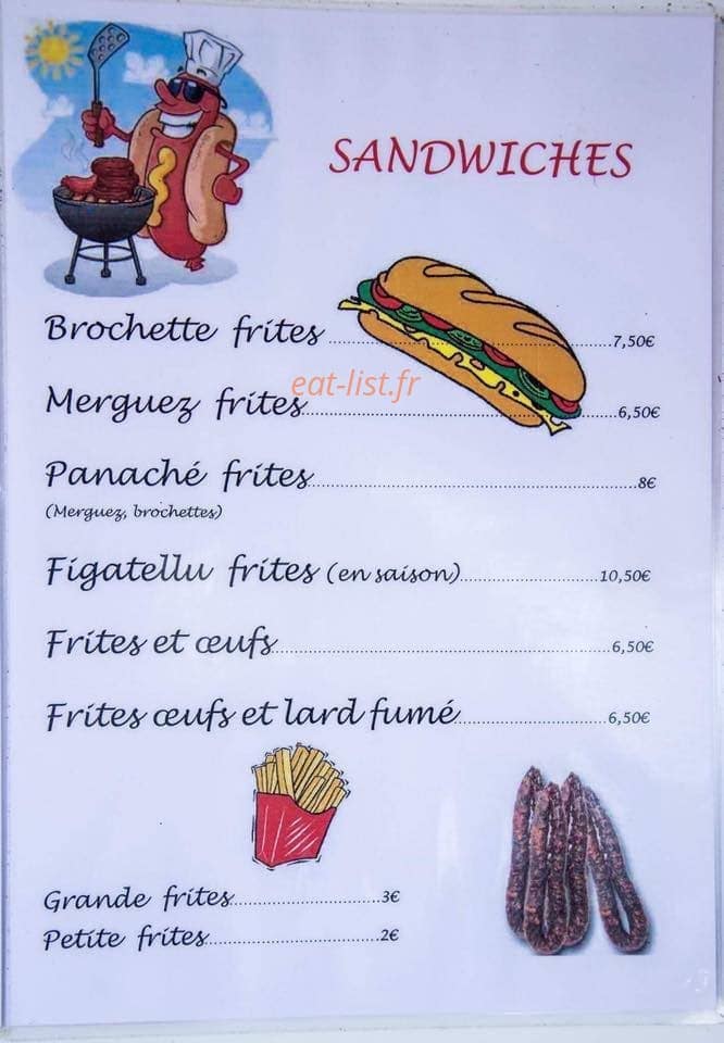 Croq'pain — carte page 3