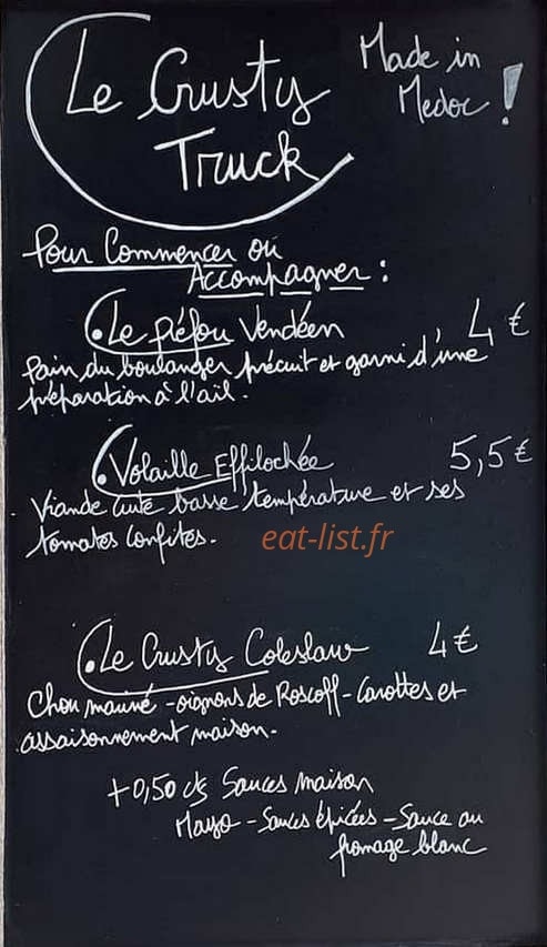 Crusty Truck — carte page 1