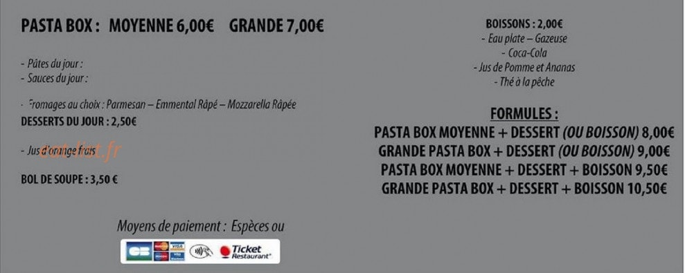 Cuisine à bord — carte page 2