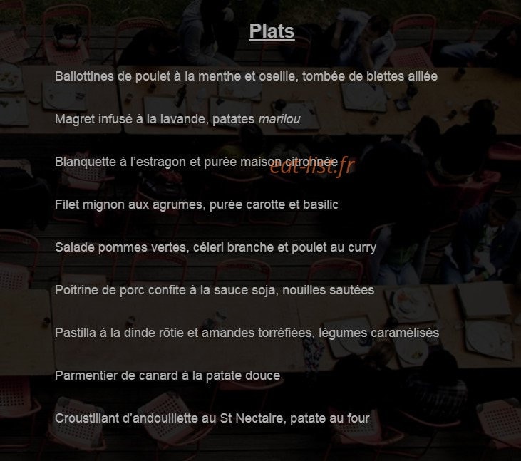 Cuisinette — carte page 3