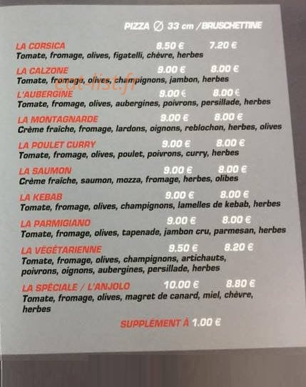 D'jo Pizza — carte page 3