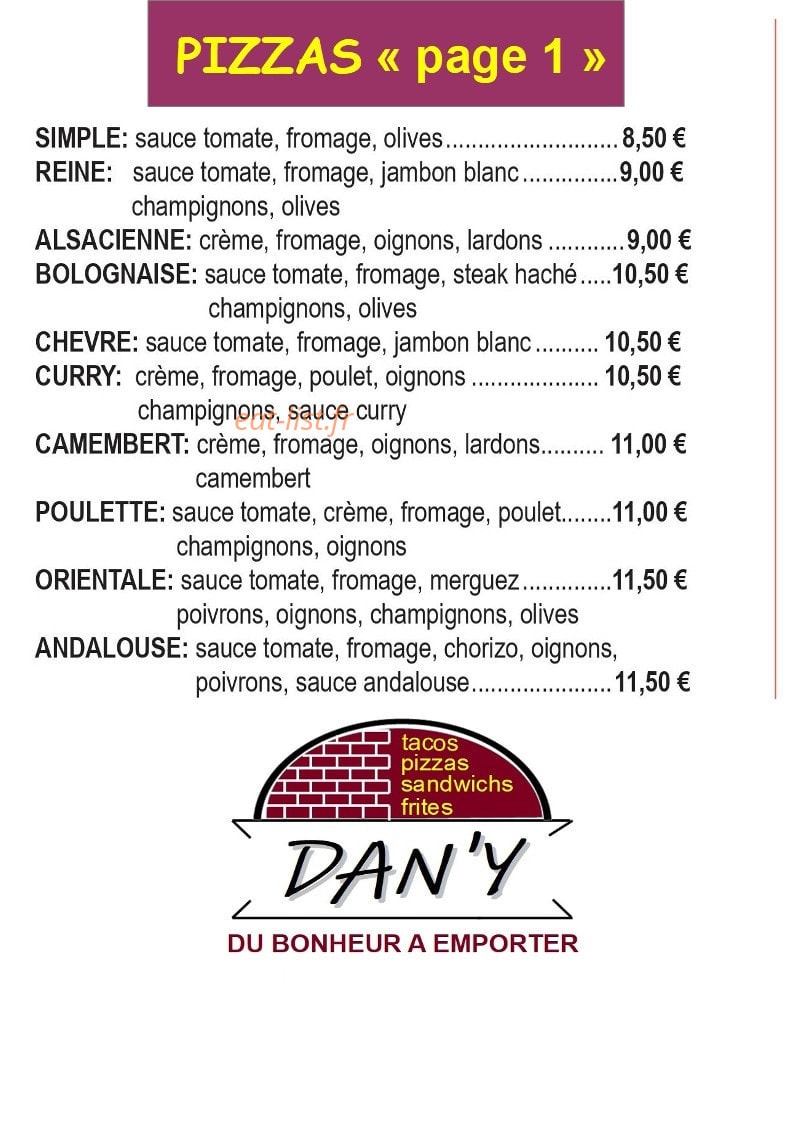 Dan'y — carte page 2