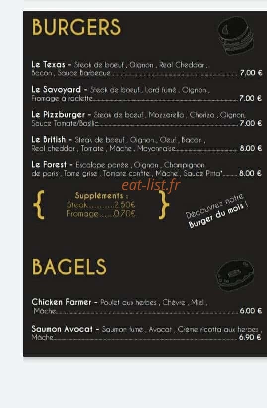 Datt's food — carte page 2