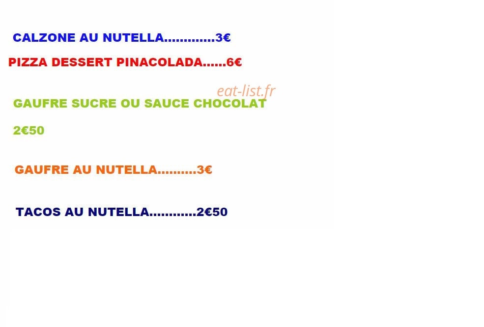 Délice — carte page 6