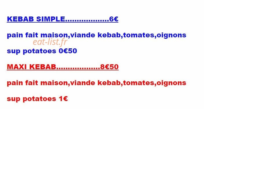 Délice — carte page 3