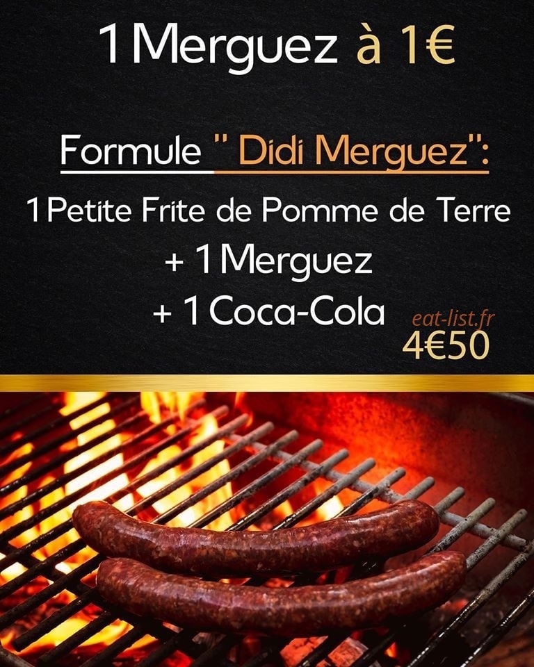 Didi Frites — carte page 1