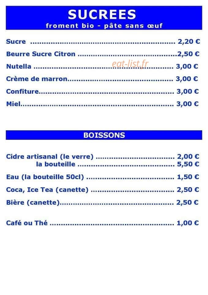 Doc krampouz — carte page 2