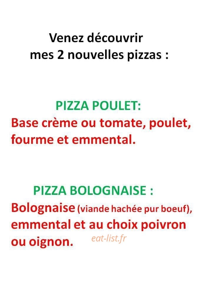 Don Angelo Pizza — carte page 4