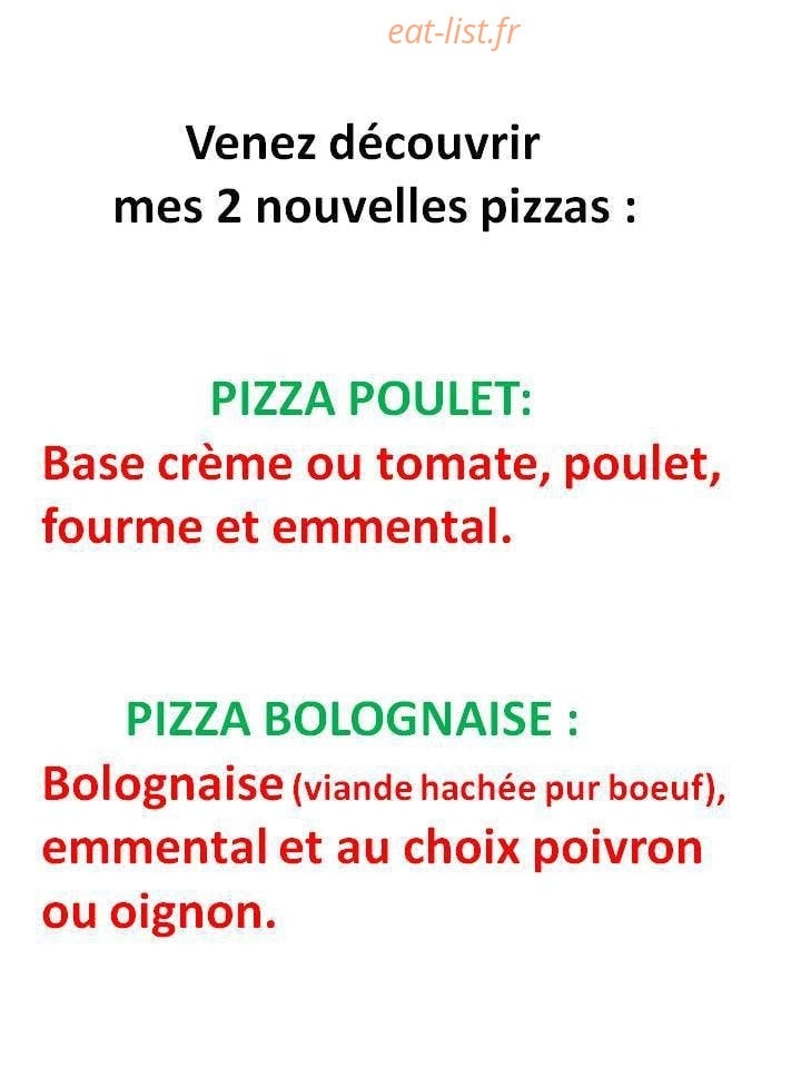 Don Angelo Pizza — carte page 3