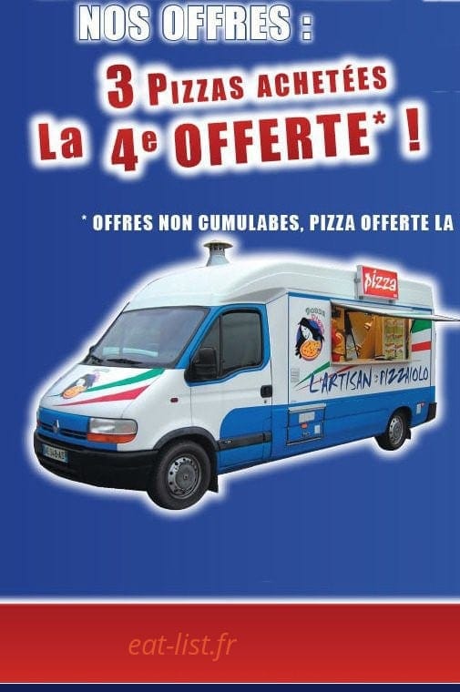 Donna Pizza — carte page 1