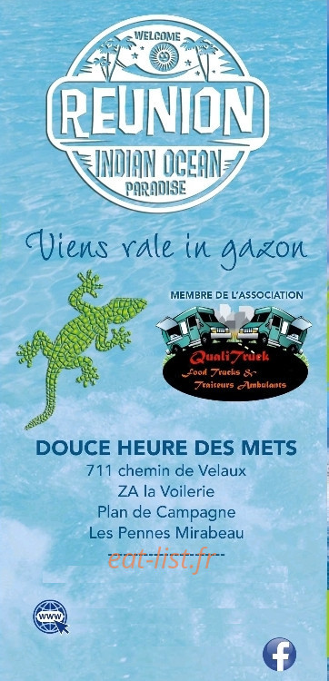 Douce Heure des Mets — carte page 6