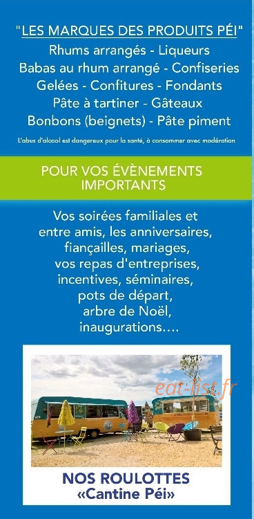 Douce Heure des Mets — carte page 5