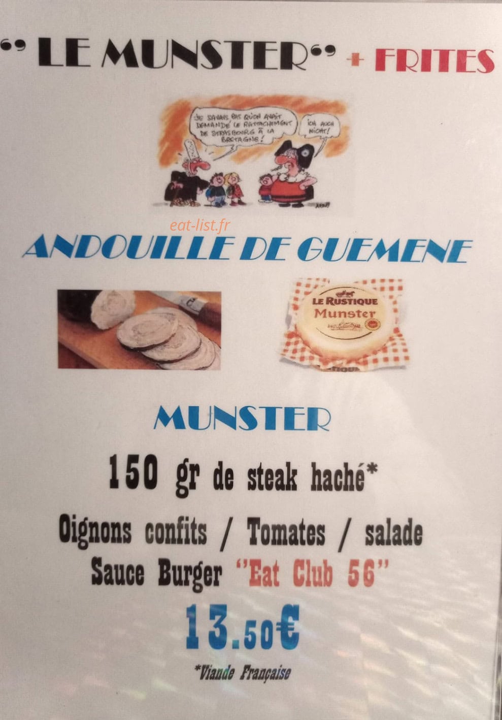 Eat Club 56 — carte page 5