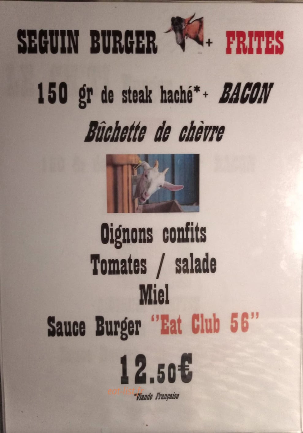 Eat Club 56 — carte page 6