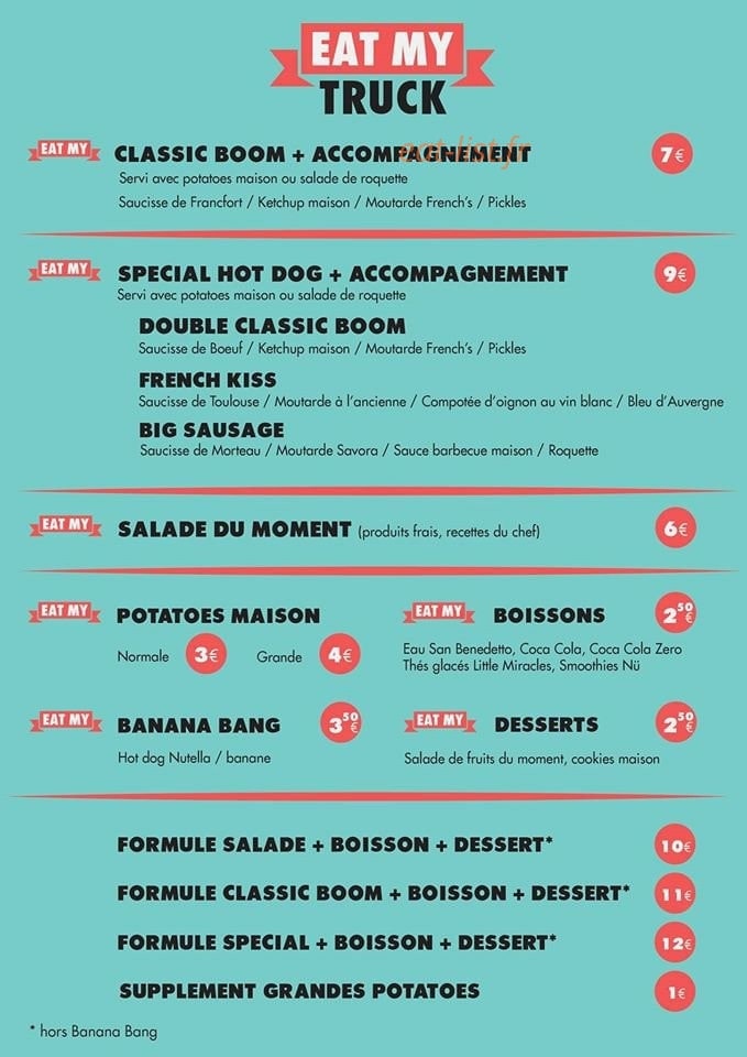 Eat my Truck — carte page 2