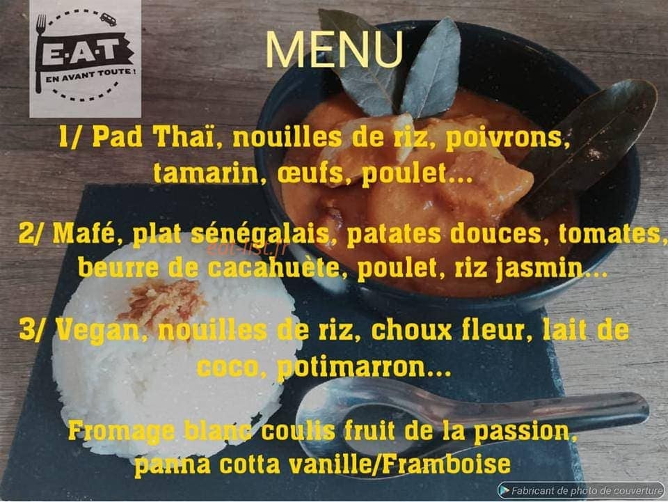 Eat — carte page 1
