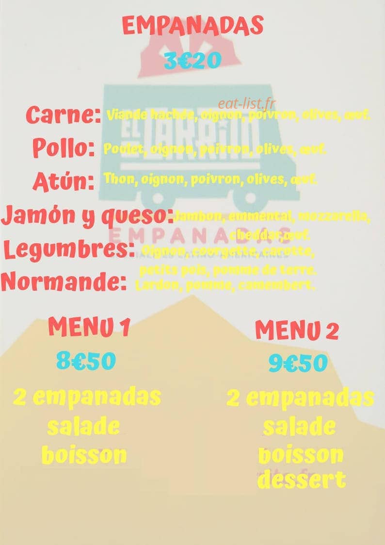 El Carrito — carte page 1