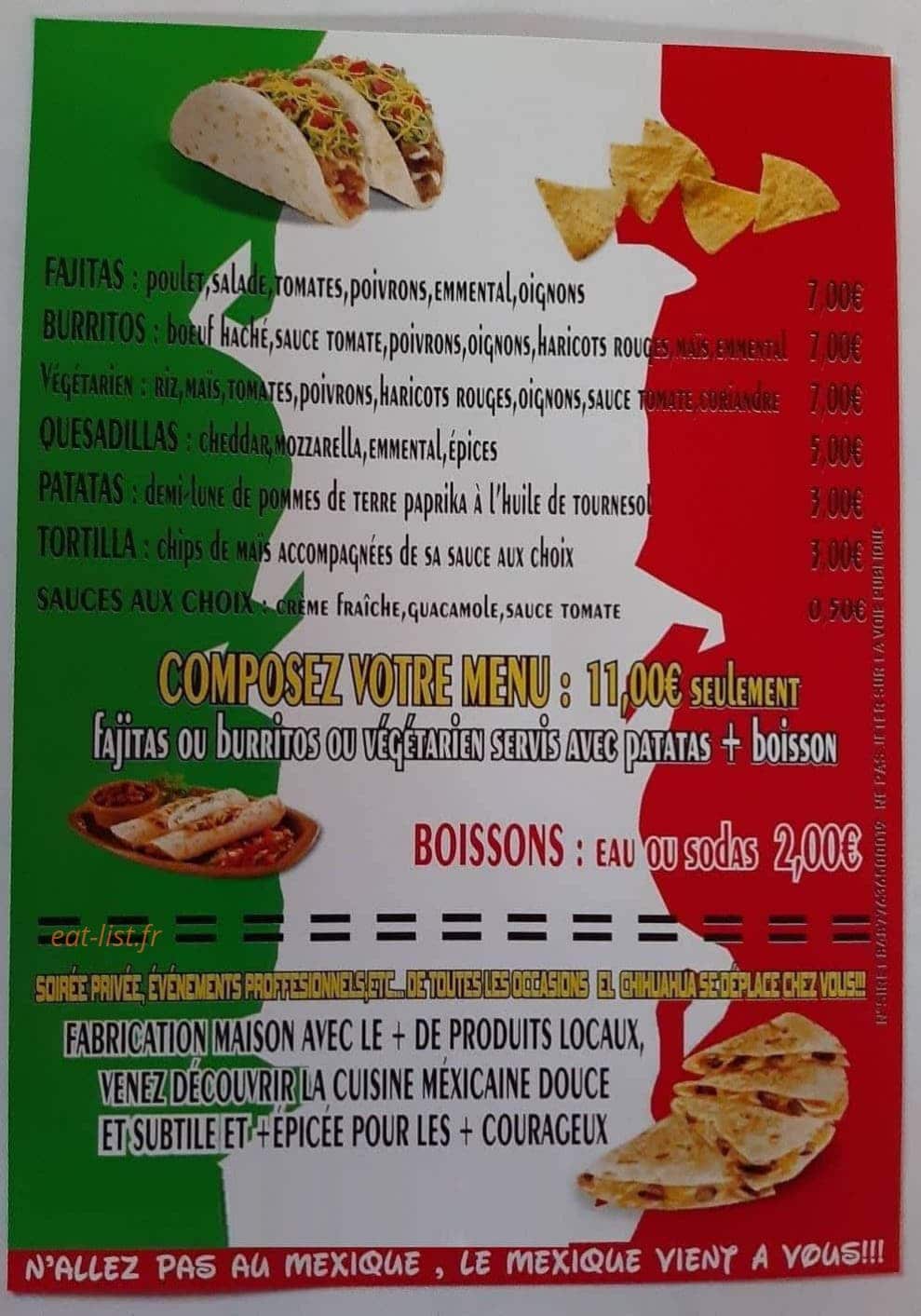 El Chihuahua — carte page 1