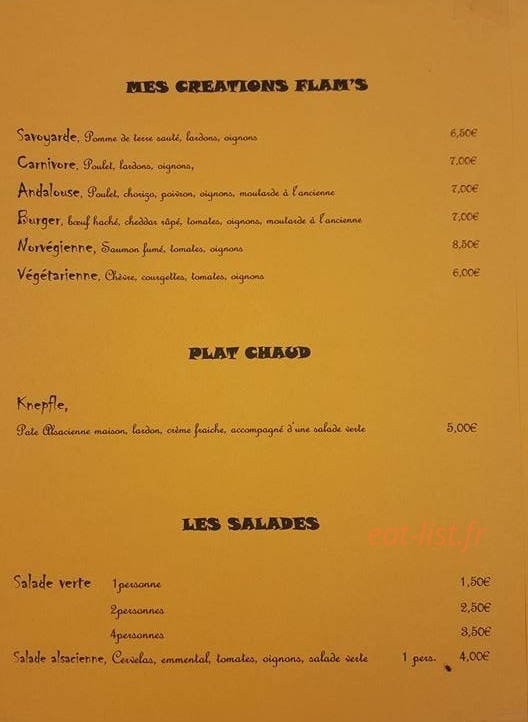 Elsass flam's — carte page 2