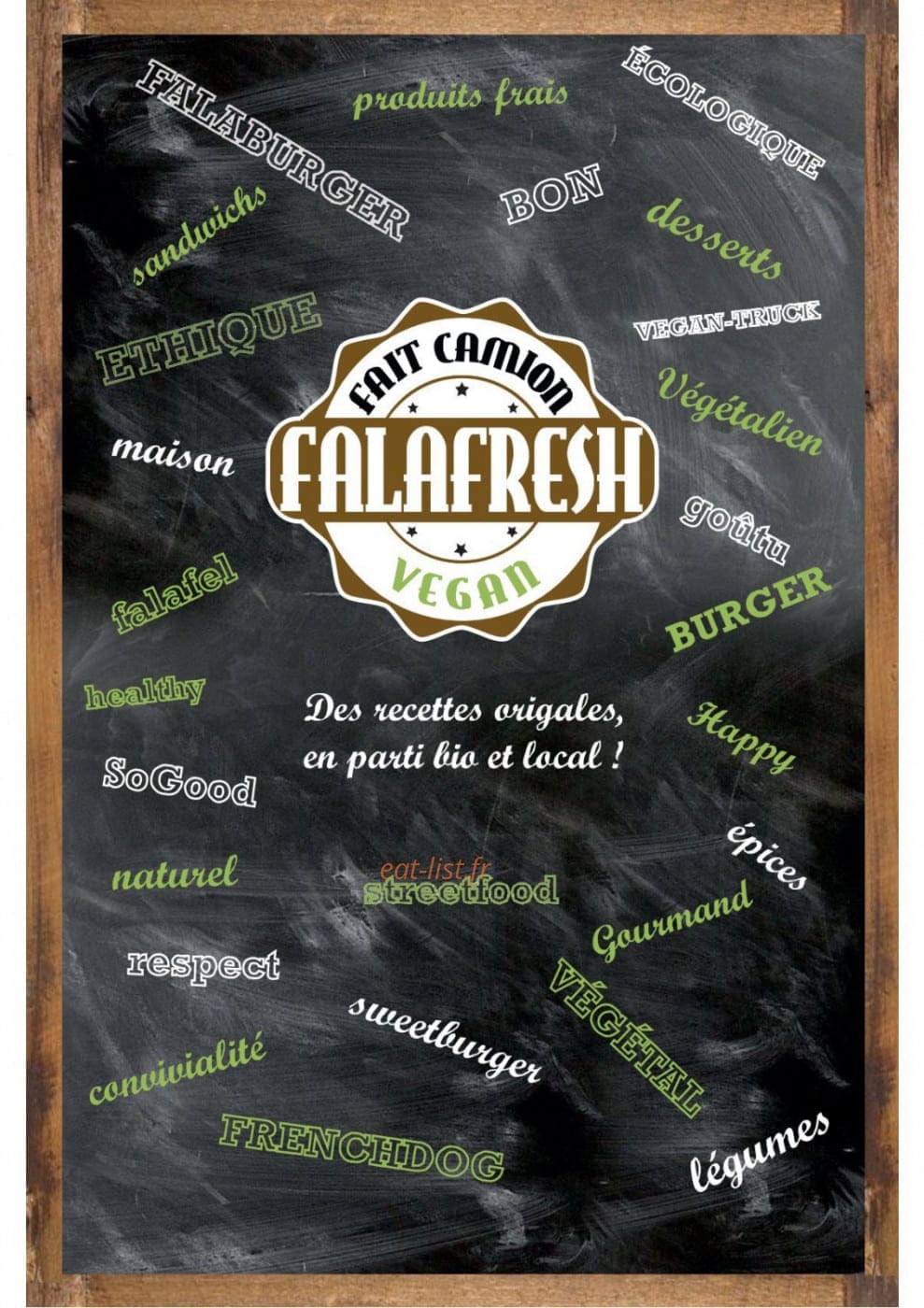 Falafresh — carte page 1
