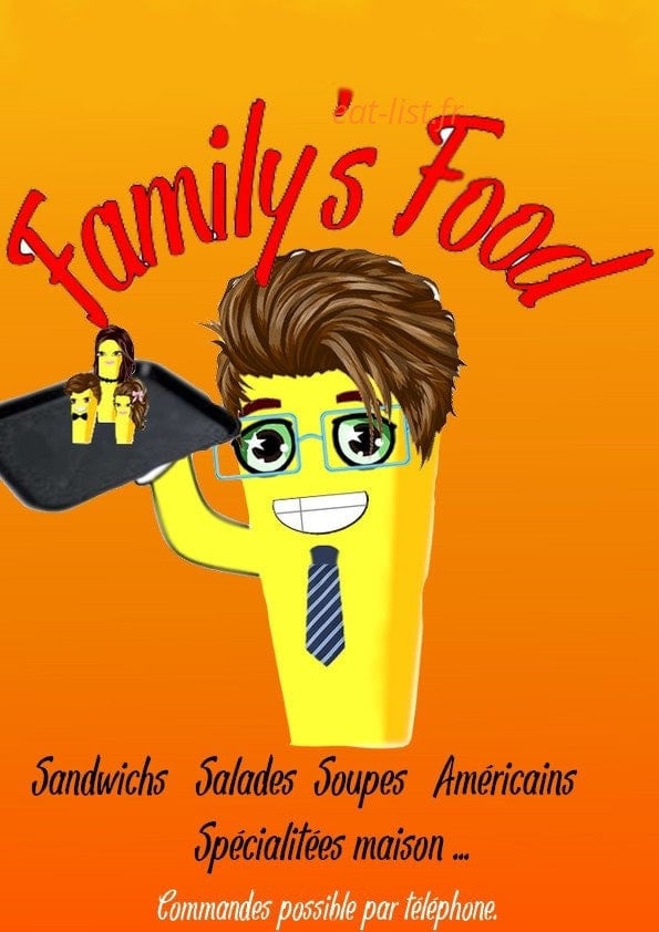 Family's food — carte page 1