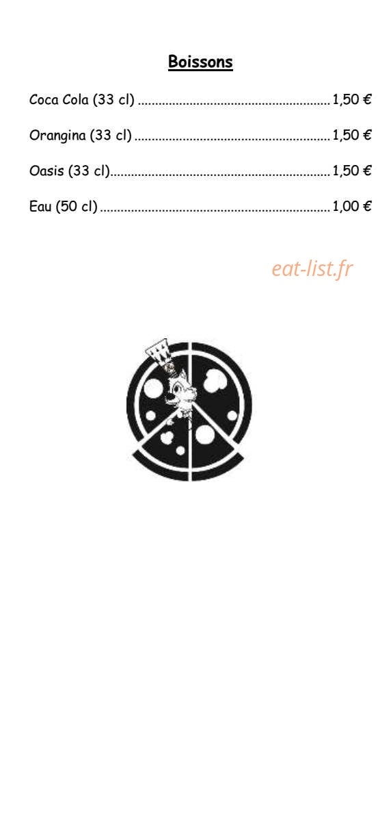 Fay moi une pizza — carte page 5