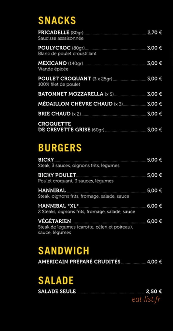 Fb-Foodtruck — carte page 2