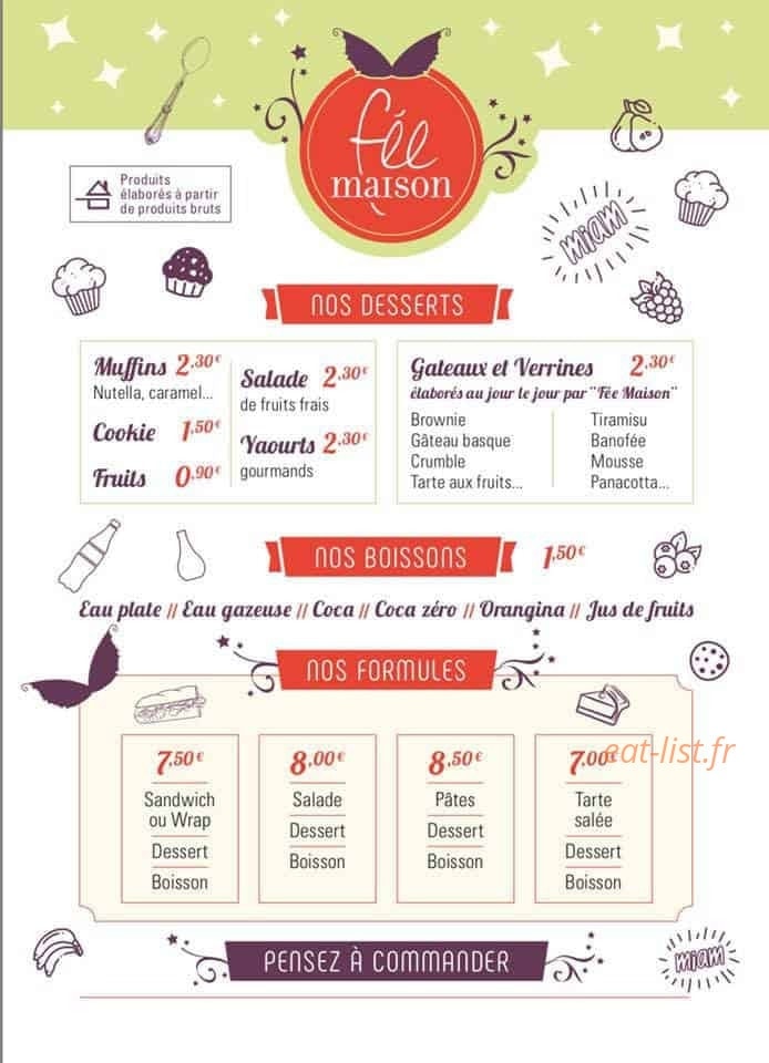 Fée Maison — carte page 2