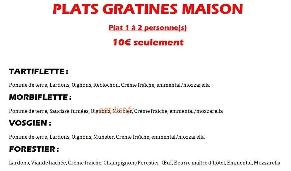Fiesta Pizza — carte page 3