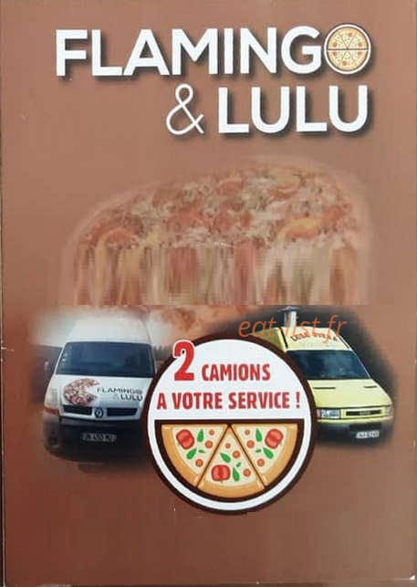 Flamingo pizza — carte page 1