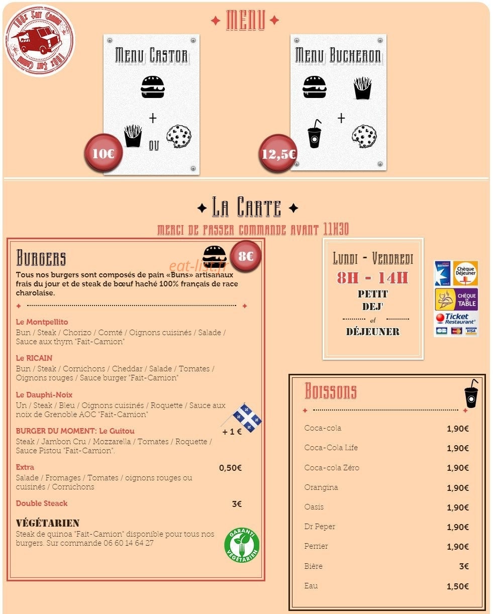 FollyBun's — carte page 1