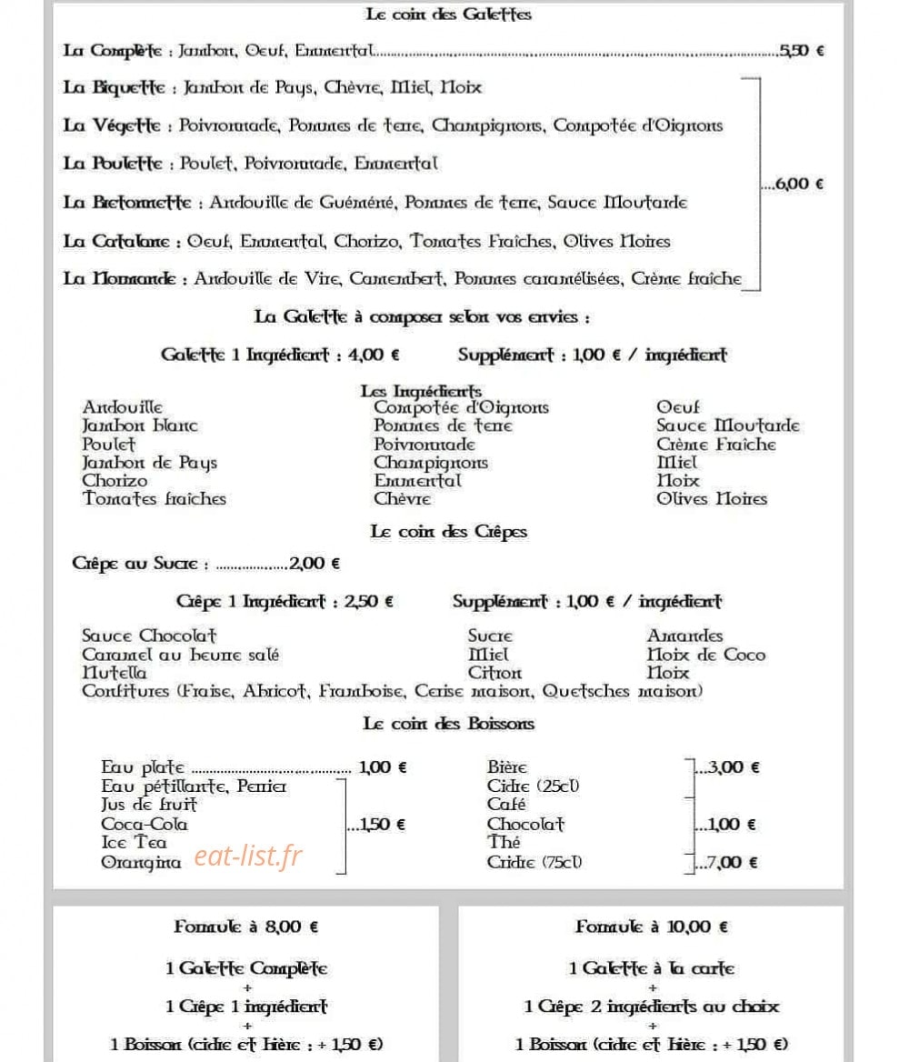 Food'Bretagne — carte page 1