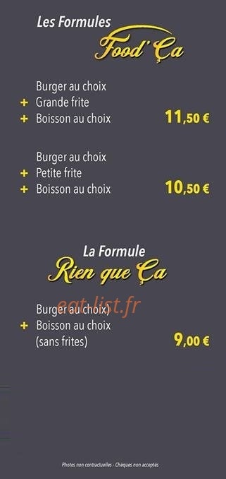 Food'Ça — carte page 5