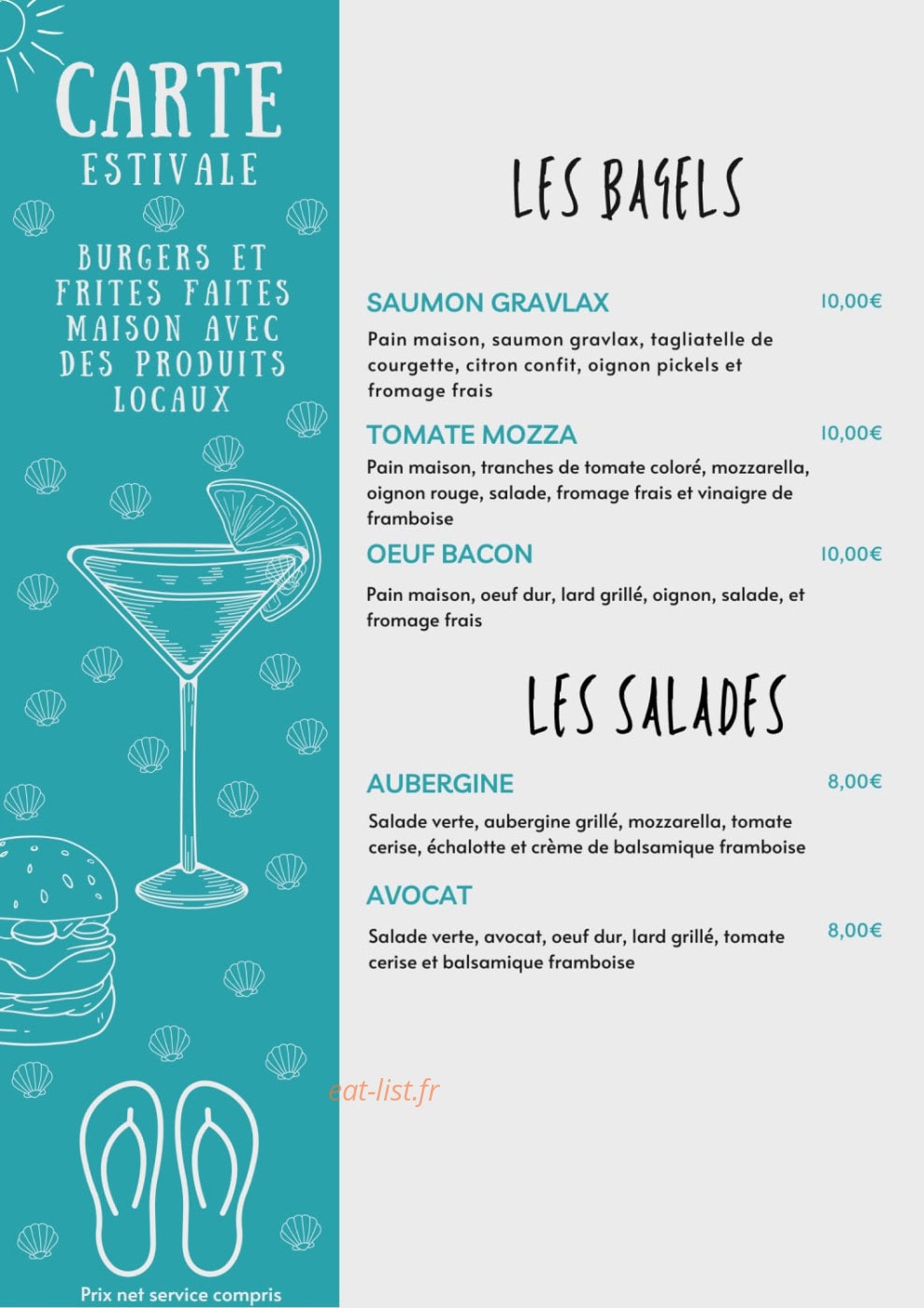 Food de Rue — carte page 3
