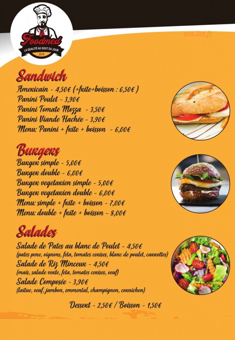 Food-Med — carte page 2
