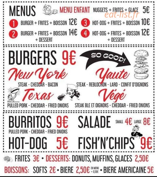 Food Metal Brisket — carte page 1