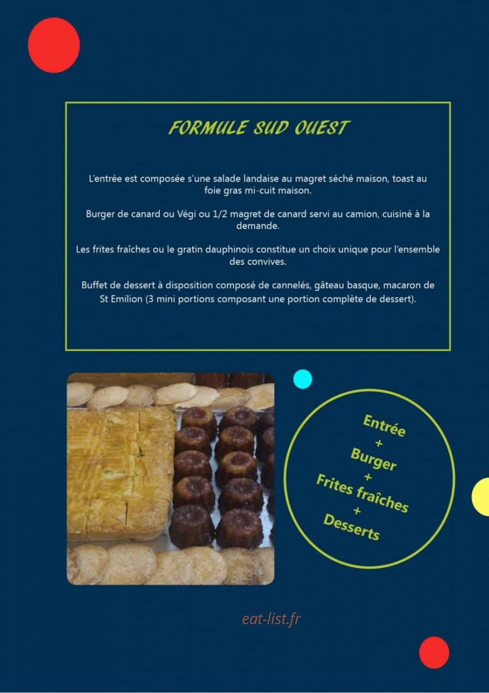 Food & Saisons — carte page 8
