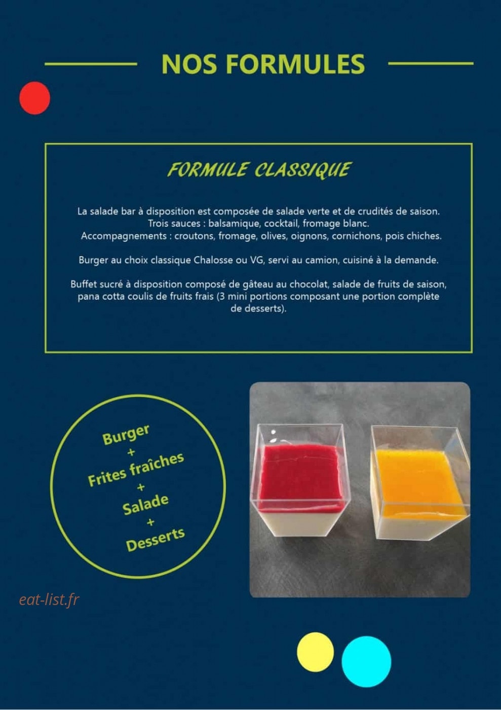 Food & Saisons — carte page 7