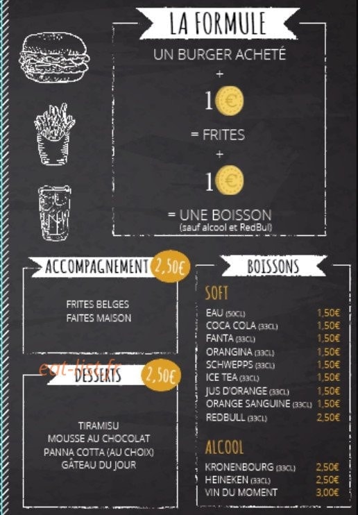 Food truck Chez John — carte page 2