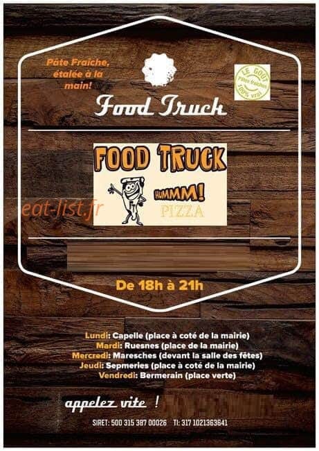 Food truk — carte page 1