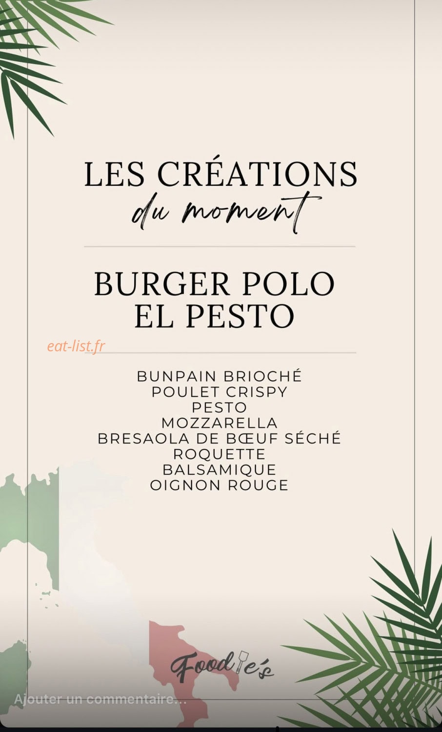 Foodie’s l&o — carte page 3