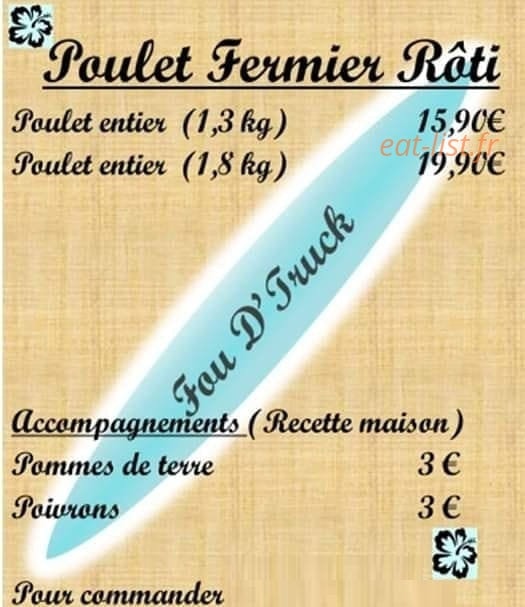 Fou D'Truck — carte page 2