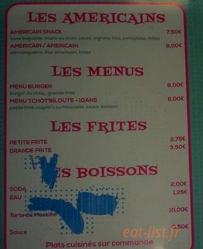 Fou De Frites — carte page 3