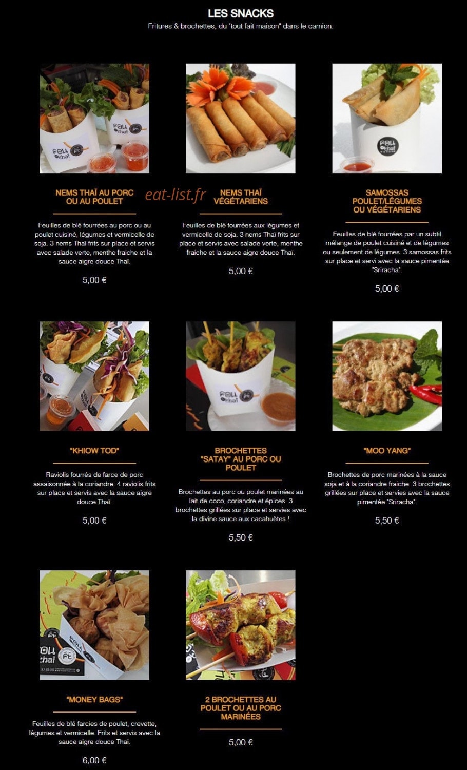 Fou de Thai — carte page 1