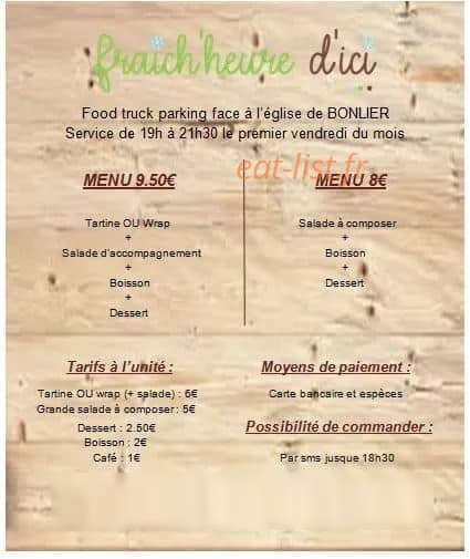 Fraîch'heure d'ici — carte page 1