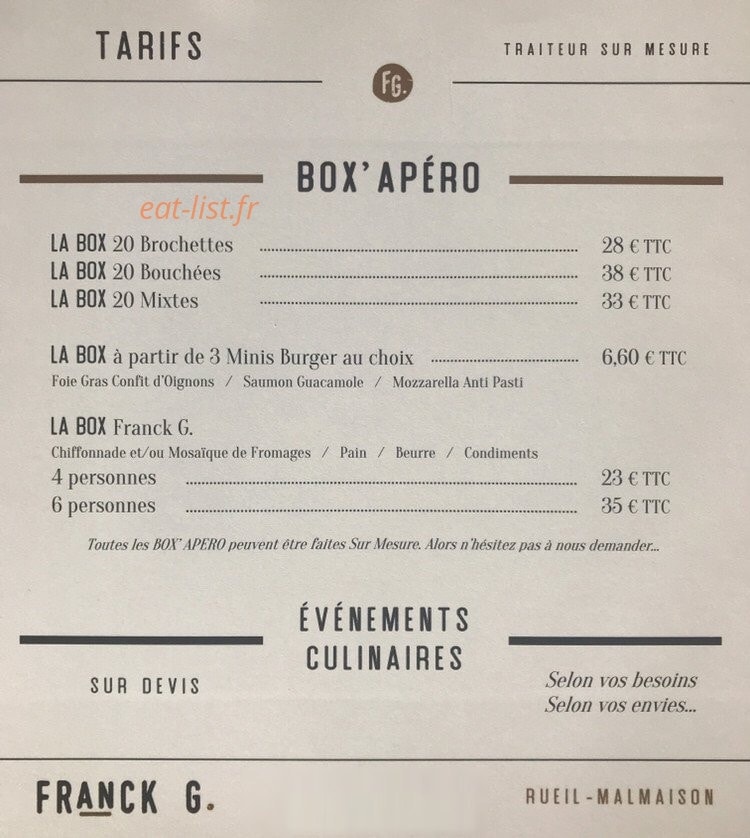 Franck G. — carte page 1