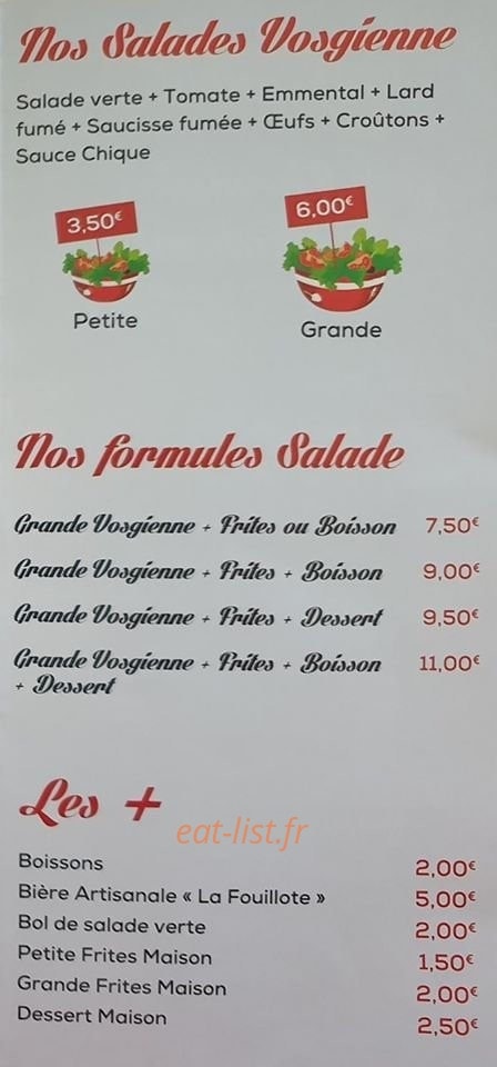 French Burger Itinérant — carte page 2