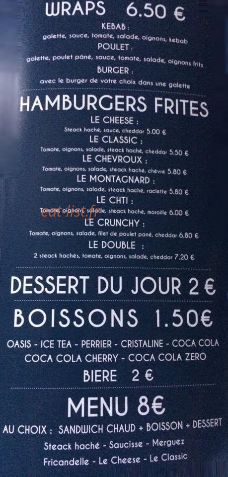 French Truck Nicolas — carte page 3